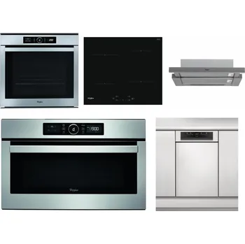 Set domácích spotřebičů WHIRLPOOL ABSOLUTE AKZM 8480 IX + WHIRLPOOL WS Q2760 BF + WHIRLPOOL AKR 749/1 IX + WHIRLPOOL ABSOLUTE AMW 730 IX + WHIRLPOOL WSBO 3O34 PF X