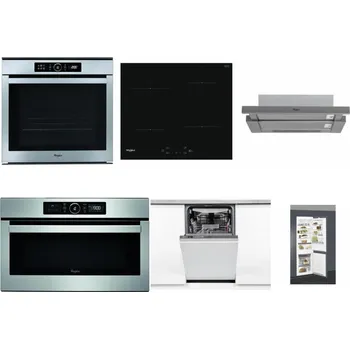 Set domácích spotřebičů WHIRLPOOL ABSOLUTE AKZM 8480 IX + WHIRLPOOL WS Q2760 BF + WHIRLPOOL AKR 749/1 IX + WHIRLPOOL ABSOLUTE AMW 730 IX + WHIRLPOOL WSIO 3O34 PFE X + WHIRLPOOL ART 66112