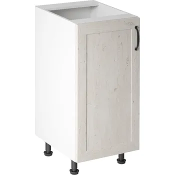 Kuchyňská skříňka Tempo Kondela Spodní skříňka, bílá/sosna skandinávská, levá, ROYAL D40