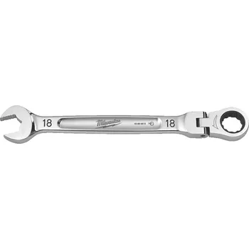 Ruční nářadí MILWAUKEE Ráčnový očkoplochý klíč MAX BITE s kloubem 18 mm