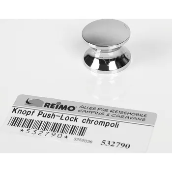 Domovní zvonek Náhradní tlačítko Push Lock- leštěný chrom