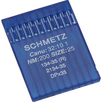 Strojové jehly pro průmyslové šicí stroje Schmetz 134-35 (R) 200