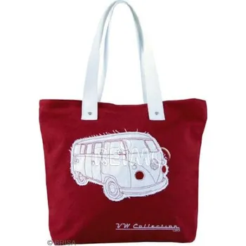 Nákupní taška VWCOL Plátěná nákupní taška VW Collection - červená - 40 x 35 x 10 cm