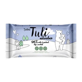 Dětský vlhčený ubrousek Luba Tuli dětské vlhčené ubrousky s 98 % vody a panthenolem a 100% avokádovým olejem-50ks