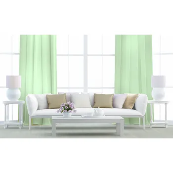 Dekorační látka Blackout pastelově zelená bez obšití 150