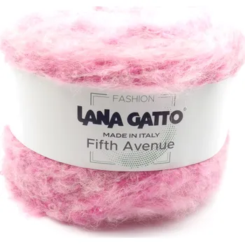 Příze Lana Gatto pletací příze bavlna alpaka FIFTH AVENUE magenta 30127