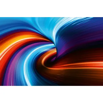 Fototapeta DIMEX | Vliesová fototapeta Barevný tunel MS-5-2558 | 375 x 250 cm | modrá, červená, oranžová, růžová + Vliesová fototapeta na stěnu DIMEX Barevný tunel MS52558 v rozměru 375 x 250 cm + lepidlo zdarma