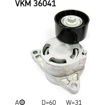 Napínák, žebrovaný klínový řemen SKF VKM 36041