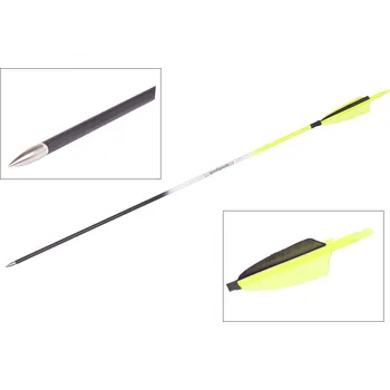 Goodgoods žlutý šíp 28" průměr 7 mm krocaní peří 1ks