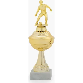 Cinkili Trofej C22505 fotbal zlatá/stříbrná/bronzová Označení: A, Výška: 31 cm, Průměr: 100 mm