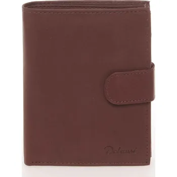 Peněženka Módní pánská kožená hnědá peněženka - Delami Chappel hnědá