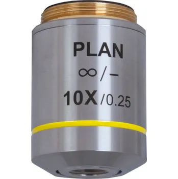 Hvězdářský dalekohled Rovinný achromatický objektiv s korekcí na nekonečno Levenhuk MED 10x