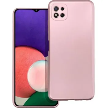 Forcell METALLIC Case for SAMSUNG A22 5G pink 581595