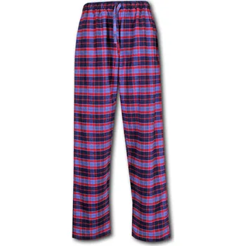 LUIZ LUIZ Pánské flanelové kalhoty tmavě modrá XXXL