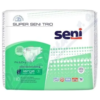 Absorpční kalhotky Seni Super Trio Extra L—boky 130-170cm, savost 3000ml, 10ks