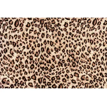Fototapeta DIMEX | Vliesová fototapeta Leopardí kůže MS-5-2579 | 375 x 250 cm | béžová, černá, hnědá + Vliesová fototapeta na stěnu DIMEX Leopardí kůže MS52579 v rozměru 375 x 250 cm + lepidlo zdarma