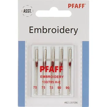 Jehly Pfaff 130/705 H-E 75-90 - Vyšívací - 5 ks