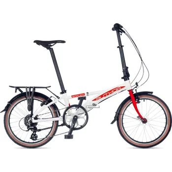 Městské kolo AUTHOR Simplex 2023 - bílá / červená Velikost: M městské kolo