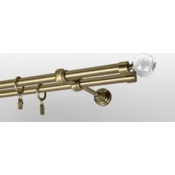 Garnýž Kovová garnýž Antik Ø 16 mm - Crystal gula