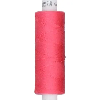 Nit Ariadna Polyesterová střižová nit Talia 120 500 m - 7181 - růžová