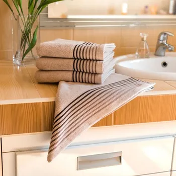 Ručník Ručník z egypské bavlny KATKA, béžový, 500g/m2, 50x100cm