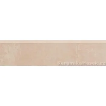 Dlažba Rako Concept DSAJ8600, sokl, béžový, matný, 30 x 7,2 x 0,8 cm