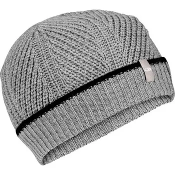 Čepice Icebreaker Unisex Merino Waypoint Beanie - teplá zimní čepice Gritstone heather/black