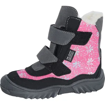 Dětská treková obuv Jonap dívčí zimní obuv Elsa růžová Barva: růžová, Velikost: 25