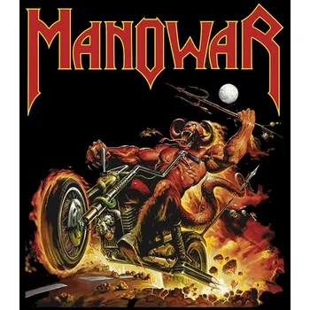 Nášivka nášivka na záda, zádovka Manowar - Motorbike