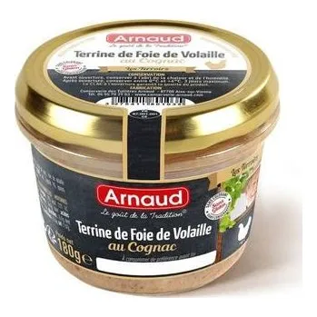 Terina z kuřecích jater s cognacem ve skle 180g Arnaud