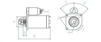 Startér BOSCH 0 986 011 290