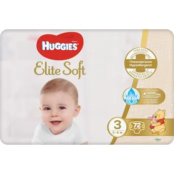 jednorázová plena Huggies Elite Soft 3 5-9 kg