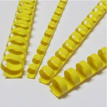 Vázací hřbet Kroužkový hřbet plastový 28,5 - žlutý ( 1 ks) - KUSOVÝ PRODEJ