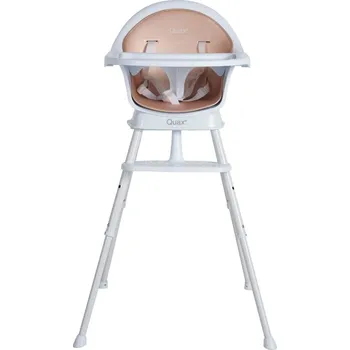 Jídelní židlička Bílá plastová jídelní židlička Quax Ultimo 62 - 92 cm