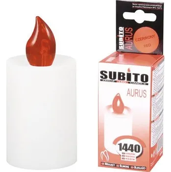 Svíčka Nohel Garden Lampička hřbitovní AURUS 60denní blikající d5x10cm