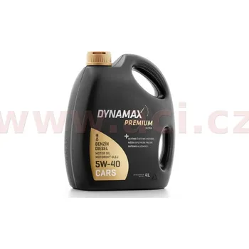 Auto-moto DYNAMAX PREMIUM ULTRA 5W40, plně syntetický motorový olej 5 l