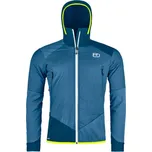 Pánská bunda Ortovox SWISSWOOL COL BECCHEI HYBRID JACKET - modrá XXL