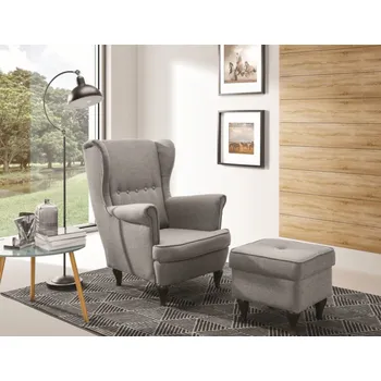 Křeslo křeslo FLO, Potahový materiál 1. cenová skupina, S podnožkou ANO