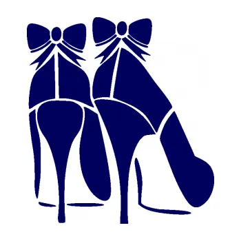 Samolepící dekorace SAMOLEPKA Dámské lodičky pravá (23 - tmavě modrá) NA AUTO, NÁLEPKA, FÓLIE, POLEP, TUNING, VLASTNÍ TEXT, TISK, AUTOSAMOLEPKY.cz, POLEPY, OBRÁZEK, LOGO, SAMOLEPKY