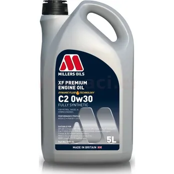 MILLERS OILS motorový olej plně syntetický XF Premium C2 0w30 5l