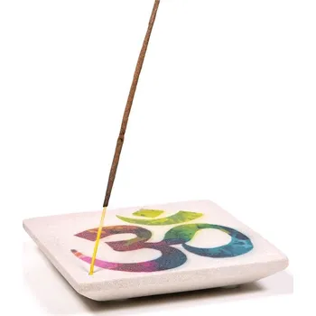 Vonná tyčinka Himalife Stojánek na 2 vonné tyčinky OHM - čtverec