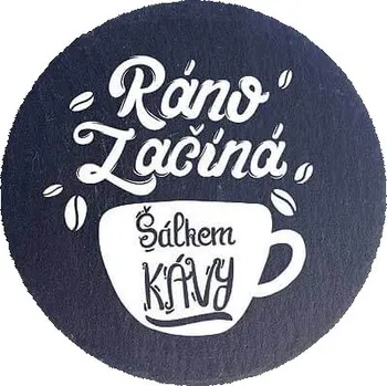 Kameninové podtácky 2 ks - Šálek kávy