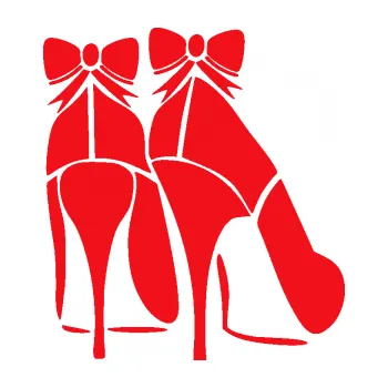 Samolepící dekorace SAMOLEPKA Dámské lodičky pravá (10 - červená) NA AUTO, NÁLEPKA, FÓLIE, POLEP, TUNING, VLASTNÍ TEXT, TISK, AUTOSAMOLEPKY.cz, POLEPY, OBRÁZEK, LOGO, SAMOLEPKY