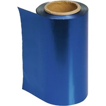 Dekorační alobal 50 m x 12 cm, 12 mic - modrý