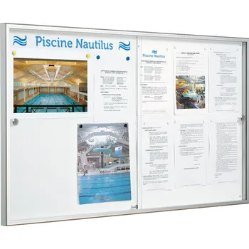 Vitincom Vitrína Reference - posuvná - v.75x140 cm Podklad: korkový podklad