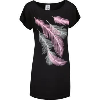 Dámské tričko Dámské prodloužené triko ALTISPORT CARRYOVER ALW112123 ČERNORŮŽOVÁ M