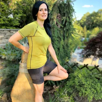 Dámské tričko TERMOVEL Dámské tričko MODAL KRR W - žluté VELIKOST: M