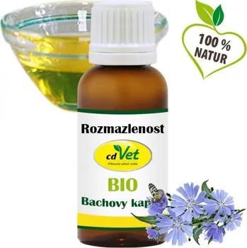 Bio bachovy kapky pro psy a kočky rozmazlenost - cdvet 20 ml