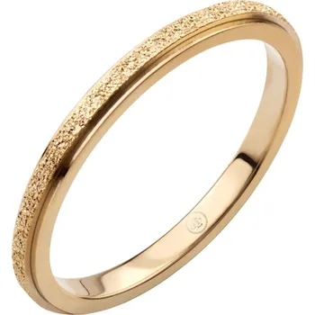 Prsten BRUNOshop.cz Jemný prsten s pískováním ROSE GOLD Velikost: 6 (EU: 51,5 - 53,5)