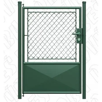 branka Zahradní branka šíře 1000 mm FAB 1/3 plech zelená